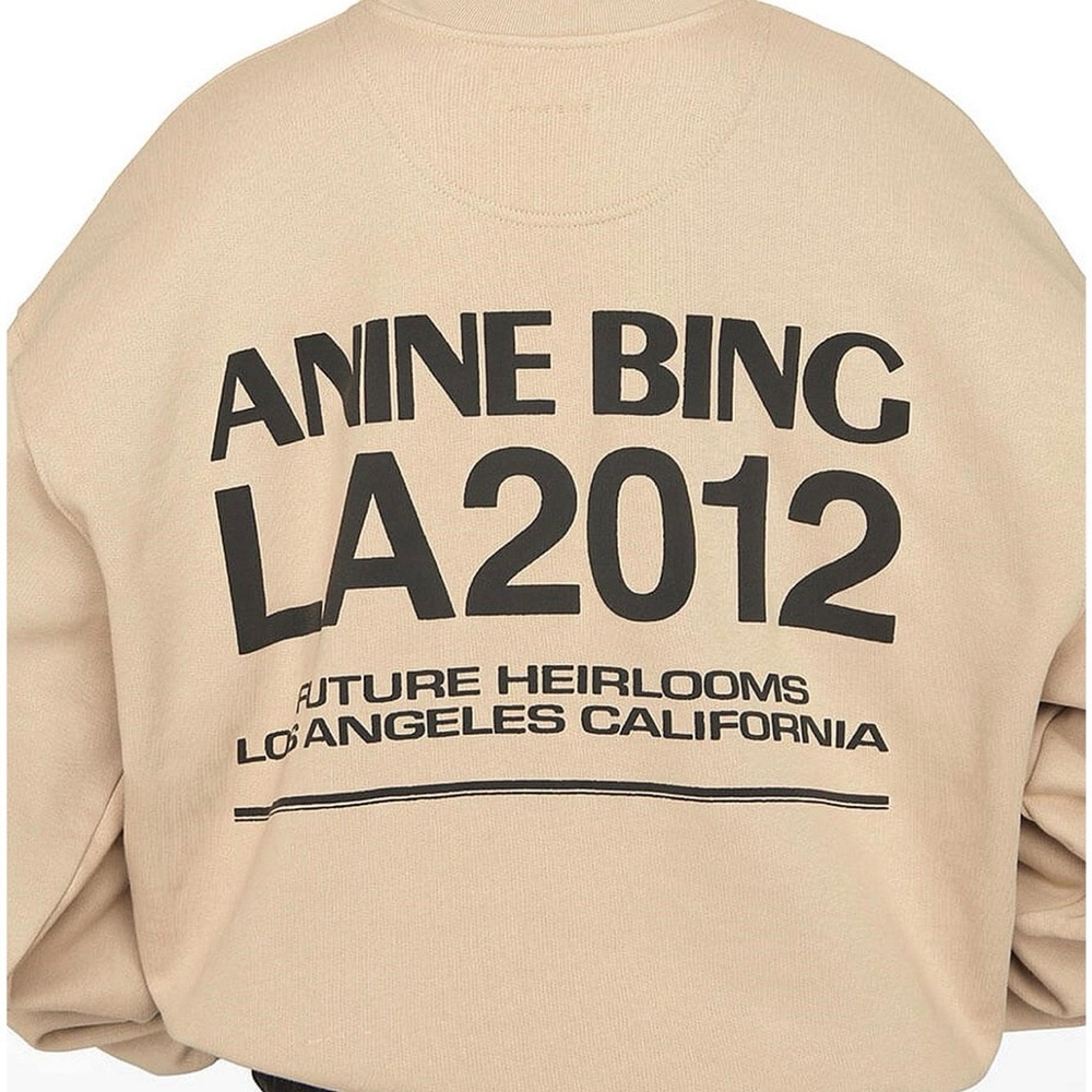 Anine Bing Jack Organic Cotton Swetshirt
